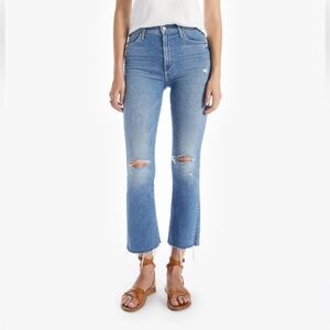MOTHER Hustler Ankle Fray Jeans